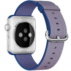 Ремінець Apple Ultra 49mm | 45mm | 44mm | 42mm Royal Blue Woven Nylon (MMA12) для Apple Watch - Фото 3