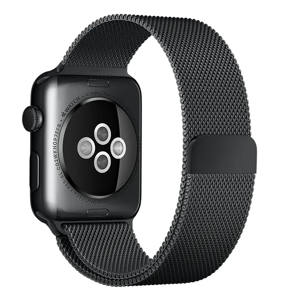 Ремінець Apple Ultra 49mm | 45mm | 44mm | 42mm Space Black Milanese Loop (MLJH2) для Apple Watch в Ужгороді