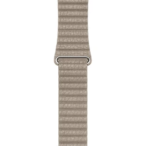 Ремінець Apple Leather Loop Stone Medium (MJ4X2 | MTHC2) для Apple Watch Ultra 49mm | 45mm | 44mm | 42mm - Фото 5