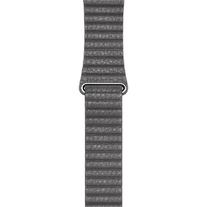 Ремешок Apple Leather Loop Storm Gray Medium (MMAQ2) для Apple Watch Ultra 49mm | 45mm | 44mm | 42mm - Фото 5