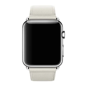 Ремешок Apple Ultra 49mm | 45mm | 44mm | 42mm White Classic Buckle (MMGT2) для Apple Watch - Фото 4