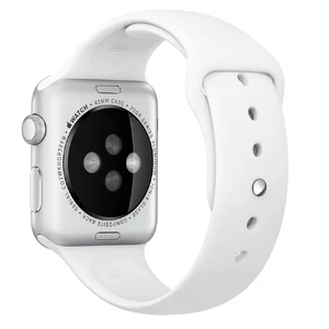 Ремешок Apple Ultra 49mm | 45mm | 44mm | 42mm White Sport Band S | M&M | L (MJ4M2) для Apple Watch - Фото 4