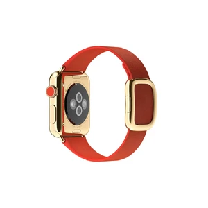 Смарт-годинник Apple Watch Edition 38mm 18-Karat Yellow Gold Modern Buckle Bright Red - Фото 2