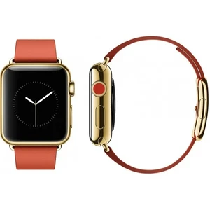Смарт-годинник Apple Watch Edition 38mm 18-Karat Yellow Gold Modern Buckle Bright Red - Фото 4