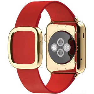 Смарт-годинник Apple Watch Edition 38mm 18-Karat Yellow Gold Modern Buckle Bright Red - Фото 5