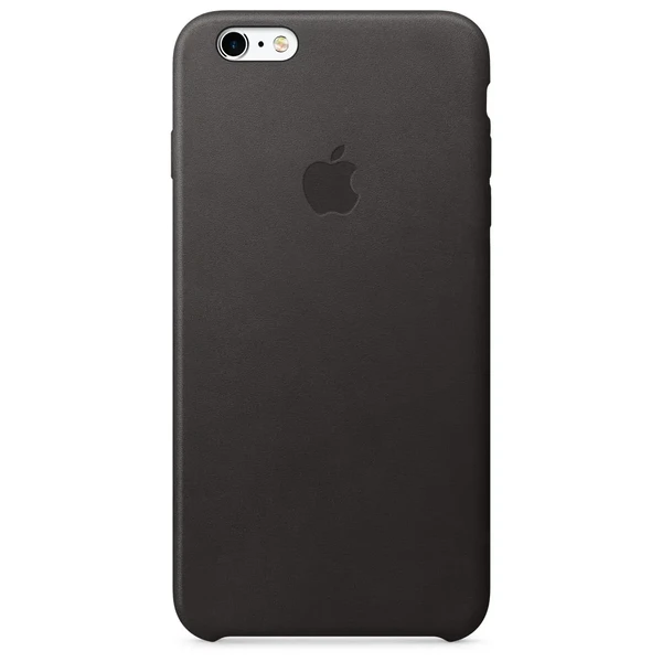 Кожаный чехол Apple Leather Case Black (MKXF2) для iPhone 6s Plus