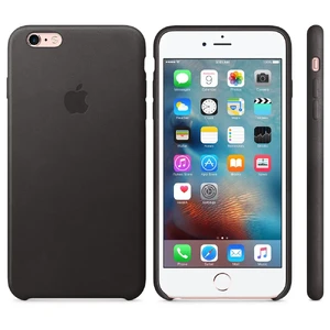 Кожаный чехол Apple Leather Case Black (MKXF2) для iPhone 6s Plus - Фото 5
