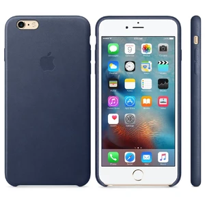 Шкіряний чохол Apple Leather Case Midnight Blue (MKXD2) для iPhone 6s Plus - Фото 3