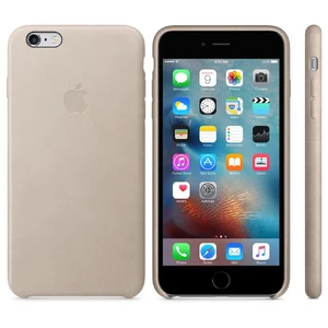 Кожаный чехол Apple Leather Case Rose Gray (MKXE2) для iPhone 6s Plus - Фото 4