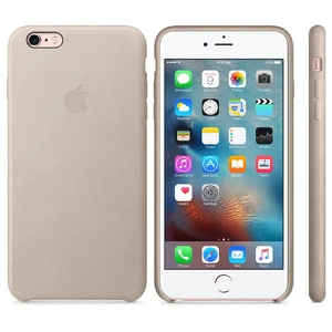 Кожаный чехол Apple Leather Case Rose Gray (MKXE2) для iPhone 6s Plus - Фото 5