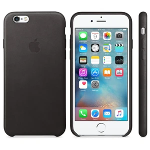 Кожаный чехол iLoungeMax Apple Leather Case Black для iPhone 6s | 6 OEM (MKXW2) - Фото 2