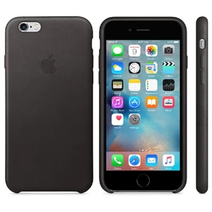 Кожаный чехол iLoungeMax Apple Leather Case Black для iPhone 6s | 6 OEM (MKXW2) - Фото 4