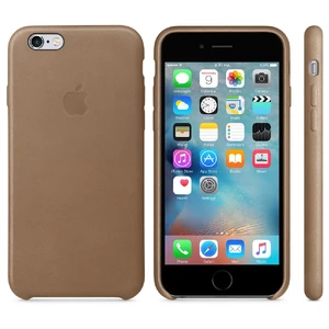 Кожаный чехол iLoungeMax Apple Leather Case Brown для iPhone 6s | 6 OEM (MKXR2) - Фото 4