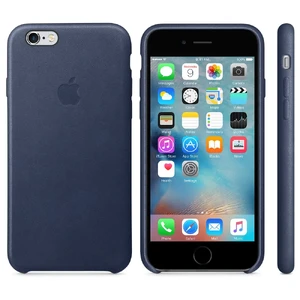 Кожаный чехол Apple Leather Case Midnight Blue (MKXU2) для iPhone 6s - Фото 2