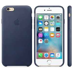 Кожаный чехол Apple Leather Case Midnight Blue (MKXU2) для iPhone 6s - Фото 3