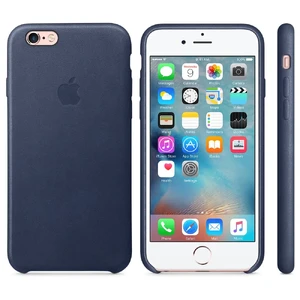 Кожаный чехол Apple Leather Case Midnight Blue (MKXU2) для iPhone 6s - Фото 5