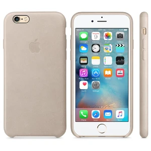 Шкіряний чохол Apple Leather Case Rose Gray (MKXV2) для iPhone 6s - Фото 3