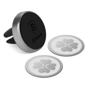 Магнитный автодержатель Baseus Magnetic Air Vent Mount Holder Black для телефона - Фото 3