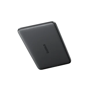 Портативное зарядное устройство Baseus PicoGo Ultra-Slim Magnetic Power Bank 5000mAh Black - Фото 2