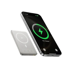Портативное зарядное устройство Baseus PicoGo Ultra-Slim Qi2 Magnetic Power Bank 10000mAh Titanium - Фото 4
