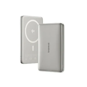 Портативное зарядное устройство Baseus PicoGo Ultra-Slim Qi2 Magnetic Power Bank 10000mAh Titanium - Фото 2