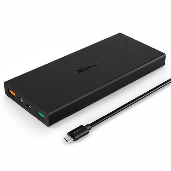Швидкий зовнішній акумулятор Aukey 16000mAh Quick Charge 3.0