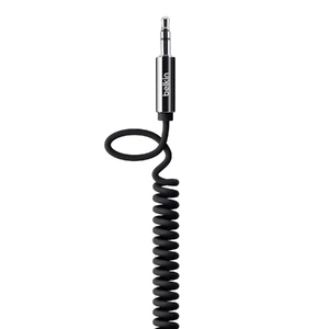 Акустический кабель Belkin Coiled 3.5 AUX Black