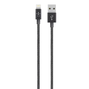 Металлический кабель Belkin MIXIT↑ Metallic Lightning to USB Black 1.2m