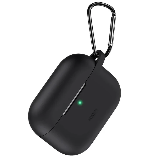 Силіконовий чохол з карабіном ESR Bounce Series Black для AirPods Pro у Дніпрі