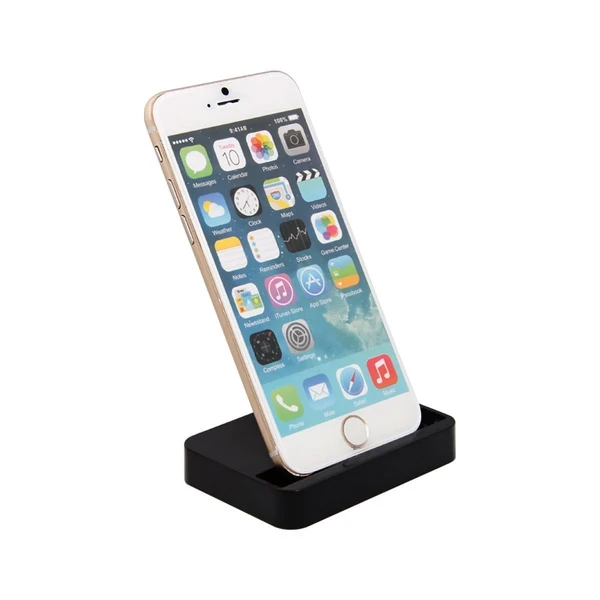 Чорна док-станція iLoungeMax для Apple iPhone 5 | 5S | SE | 5C | 6 | 6s | 6 Plus | 7 | 7 Plus | 8 | 8 Plus