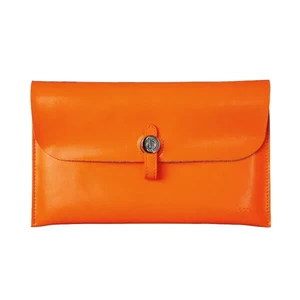 Кожаный чехол d-park Big Button Orange для iPad mini 5 | 4 | 3 | 2 | 1