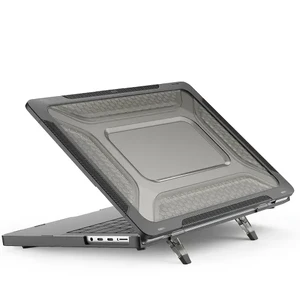 Противоударный чехол iLoungeMax Laptop Kickstand Case Black для MacBook Air 13.6'' M3 | M2 (2024 | 2022) - Фото 2