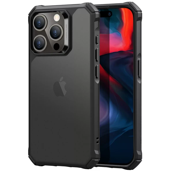 Противоударный чехол ESR Air Armor Frosted Black для iPhone 15 Pro в Луцке