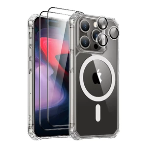 Противоударный чехол ESR Air Armor Clear для iPhone 15 Pro Max - Фото 3