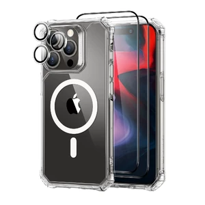 Противоударный чехол ESR Air Armor Clear для iPhone 15 Pro - Фото 5