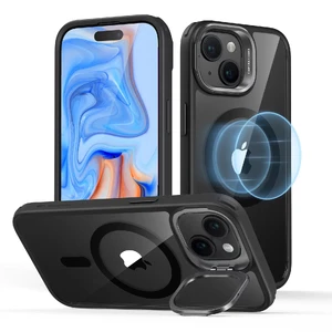 Захисний чохол з підставкою та підтримкою MagSafe ESR Classic Hybrid Case HaloLock Black для iPhone 15 Plus - Фото 5