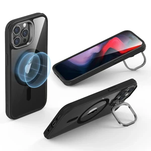 Захисний чохол з підставкою та підтримкою MagSafe ESR Classic Hybrid Case HaloLock Black для iPhone 15 Pro - Фото 4
