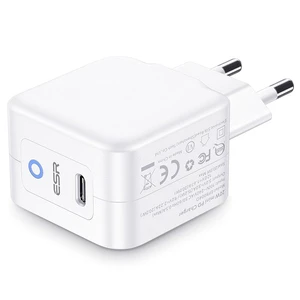 Сетевое зарядное устройство ESR USB-C mini PD Charger 20W (EU) для быстрой зарядки iPhone | iPad / Apple Watch - Фото 2