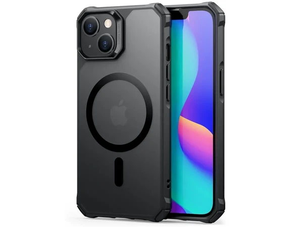 Силіконовий чохол ESR Air Armor TPU Case Frosted Black with HaloLock для iPhone 14 | 13
