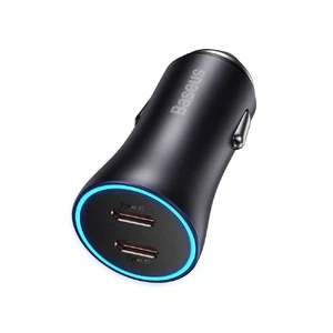 Автомобільна зарядка Baseus Golden Contactor Pro 2x USB-C 40W