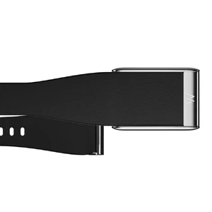 Ремешок WHOOP 5.0 LeatherLuxe Bands Tapered Small Black with Titanium - Фото 2