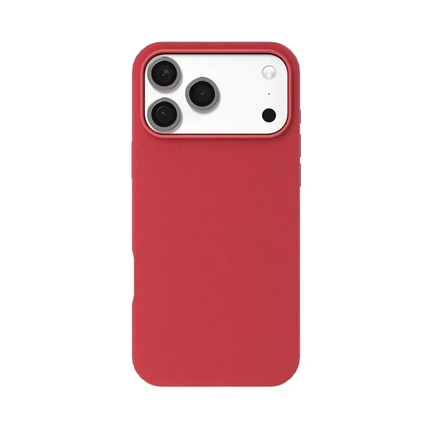 Захисний чохол iLoungeMax PU Leather Case Magnetic Crimson для iPhone 17