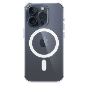 Прозрачный пластиковый TPU+Acrylic чехол iLoungeMax с MagSafe для iPhone 15 Pro Max - Фото 2