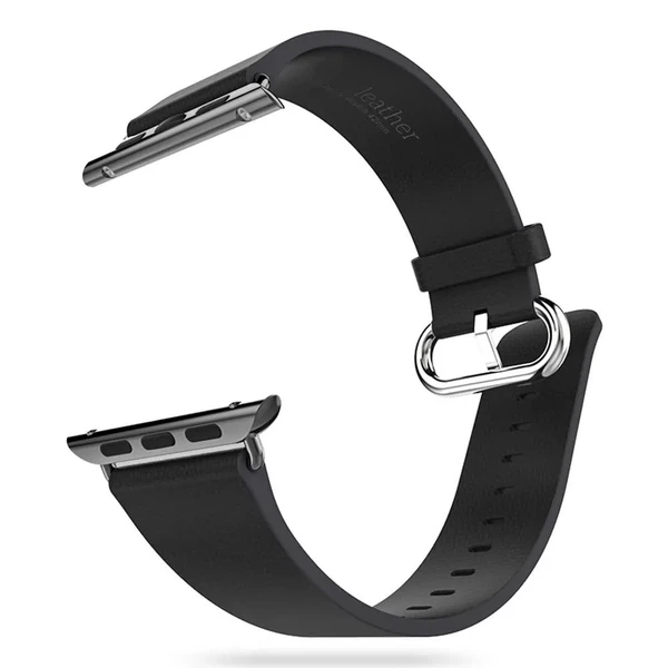 Шкіряний ремінець HOCO Leather Black для Apple Watch 41mm | 40mm | 38mm