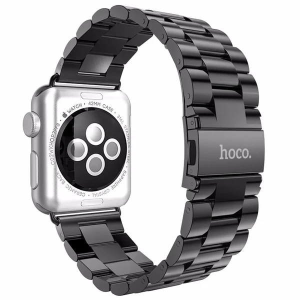 Металевий ремінець HOCO Stainless Steel Black для Apple Watch Ultra 49mm | 45mm | 44mm | 42mm