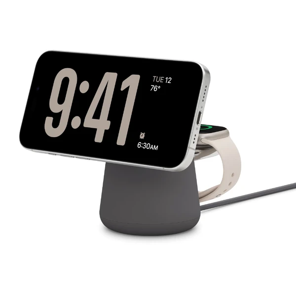 Док-станція MagSafe Belkin 2-в-1 Boost Charge Pro Charcoal 15W для iPhone | AirPods | Apple Watch у Полтаві