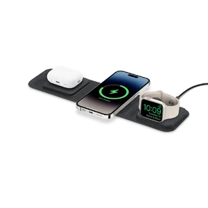 Портативная док-станция 3-в-1 mophie Travel Charger MagSafe для iPhone | Apple Watch | AirPods с быстрой зарядкой 15W - Фото 2