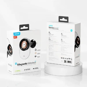 Магнитный автодержатель MagSafe с беспроводной зарядкой Rock Qi2 Magnetic Wireless Charger для iPhone - Фото 2