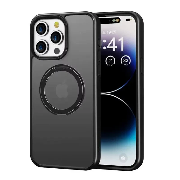 Чохол iLoungeMax Rotating MagSafe 360° Black для iPhone 16