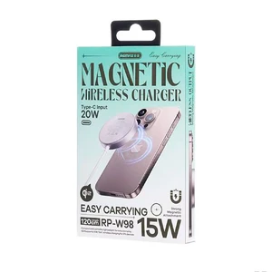 Беспроводная зарядка MagSafe Remax Qi2 15W (1.2m) для iPhone 16 | 15 | 14 | 13 | 12 - Фото 2